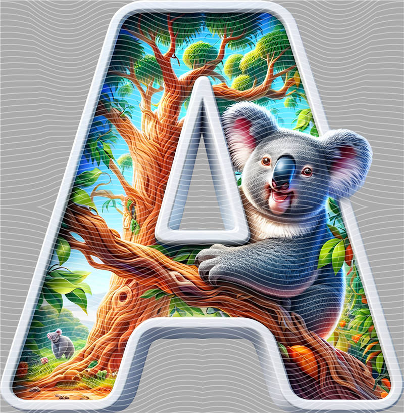 Letters A to Z and Number-AZ 1